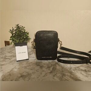 Marc Jacobs 🌻 North South Crossbody Bag Leather Black